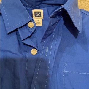 Boys blue button down shirt